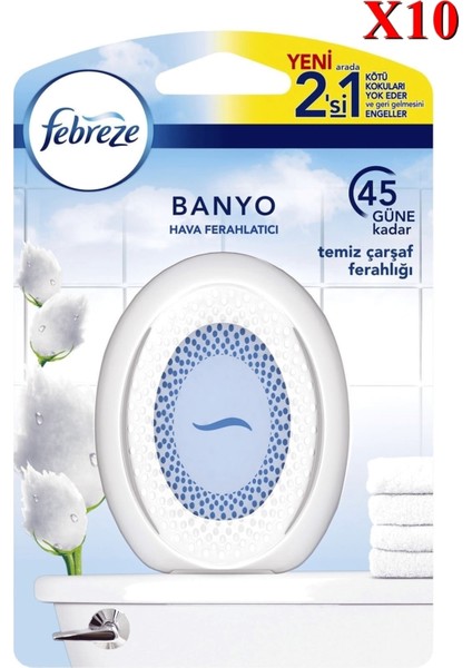 Banyo Temiz Çarşaf Ferahlığı 7.5 ml X10
