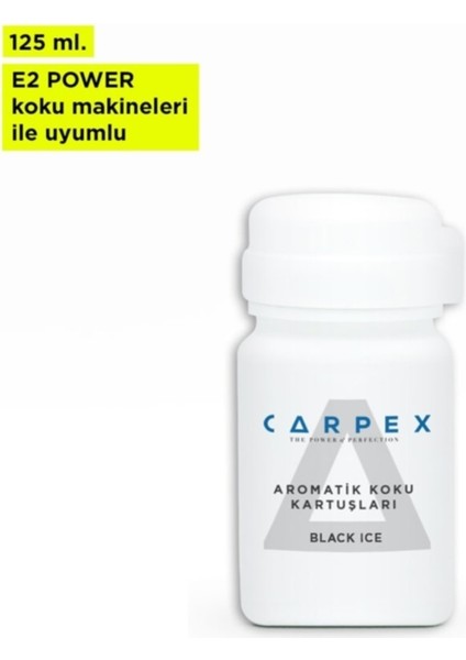 125 Ml. Koku Kartuşu E2 Power Makine Uyumlu Black Ice