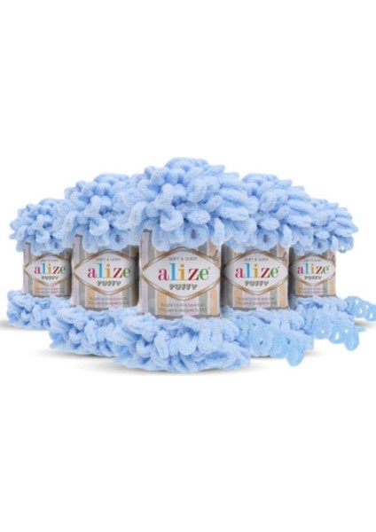 Mavi Puffy 183 5 Adet