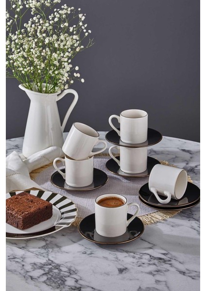 N3262 Bitter Plus 6 Kişilik Kahve Fincan Takımı
