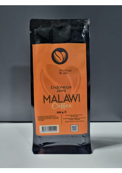 Malawı Coffee Endonezya Jawa 200 gr