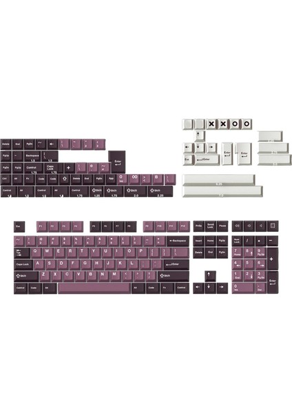 173 Anahtar Anahtarları Anahtarlar ve Anahtar Kapakları Için Pbt Iki Renk 24 (Yurt Dışından)