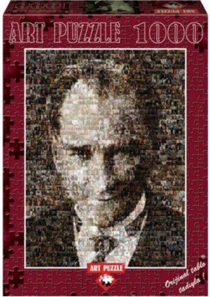 Mustafa Kemal Atatürk (Kolaj Puzzle) 1000 Parça Puzzle