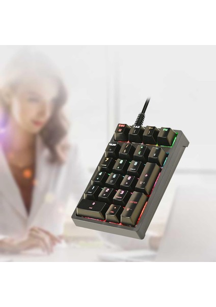K21 Mini Mekanik Sayısal Tuş Takımı 21 Anahtarlar USB Ps Tasarımcıları Için Kablolu (Yurt Dışından) indirimleri