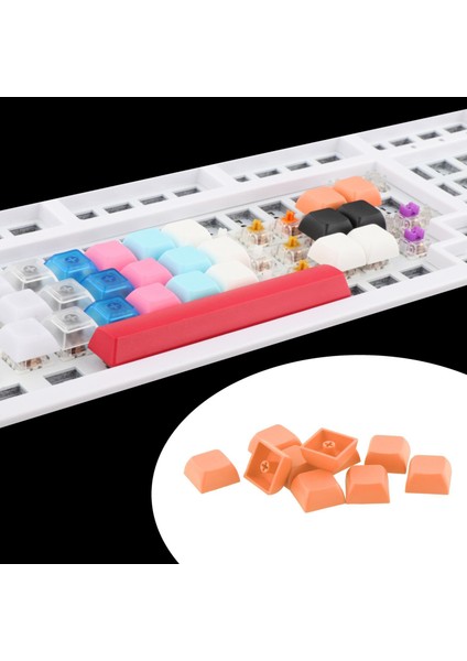 10PCS Klavye Klavyeleri Oyun Mekanik Klavye Anahtarlar Koyu Turuncu (Yurt Dışından) indirimleri