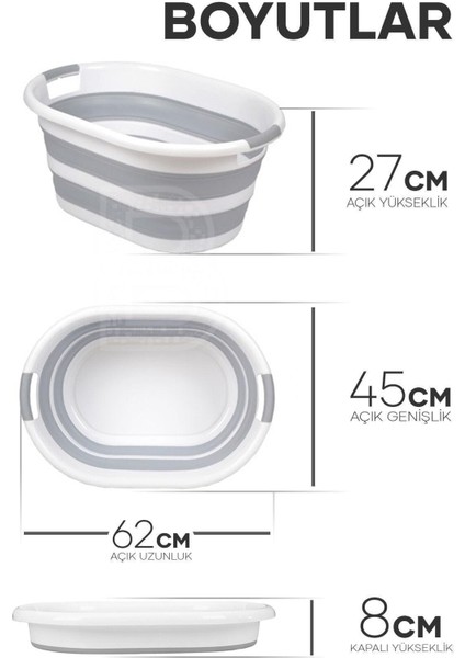 Magic Katlanabilir 38 Litre Çamaşır Sepeti fırsatları