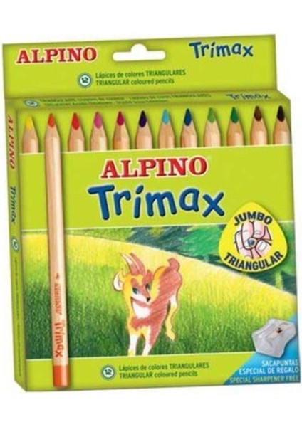 Alpino Trimax 12 Jumbo Kuru Boya