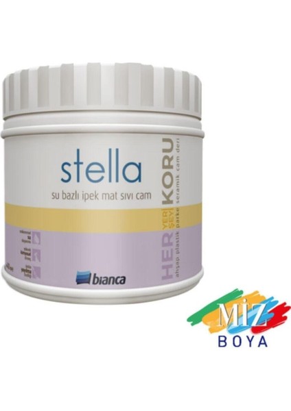 Stella Sıvı Cam Ipek Mat 500 ml