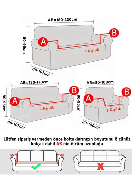 Nurlan 3+3+1+1 Bal Peteği Likralı Sitreç Maksi Koltuk Örtüsü / Çekyat Örtüsü, Mikropetek Koltuk Kıl