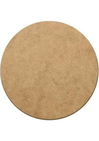 Ahşap Supla Levha 12 Adet 3 mm Ham Mdf 33 cm Çap Yuvarlak Servis Altı Supla Barbarossa