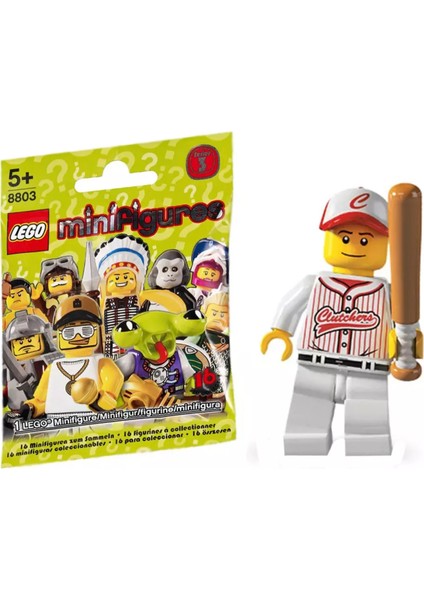 8803 Minifigür Seri 3 - Baseball Player