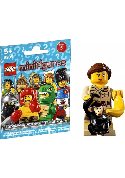 8805 Minifigür Seri 5 - Zookeeper