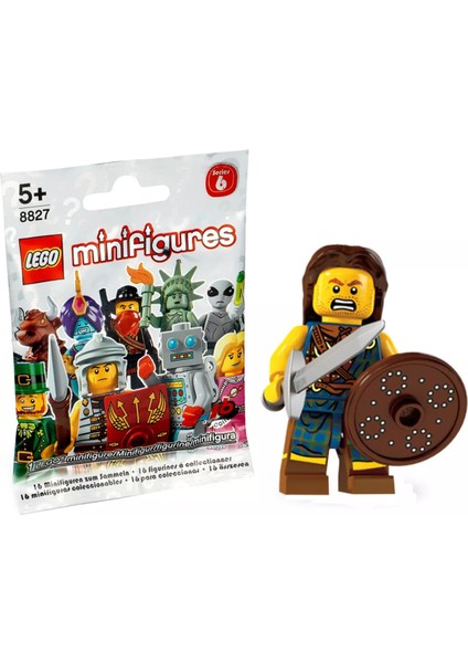 8827 Minifigür Seri 6 - Highland Battler