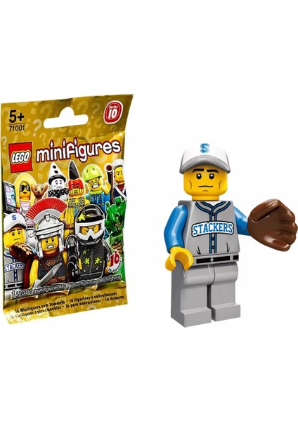 71001 Minifigür Seri 10 - Baseball Fielder