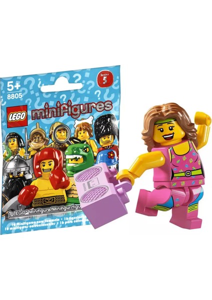 8805 Minifigür Seri 5 - Fitness Instructor