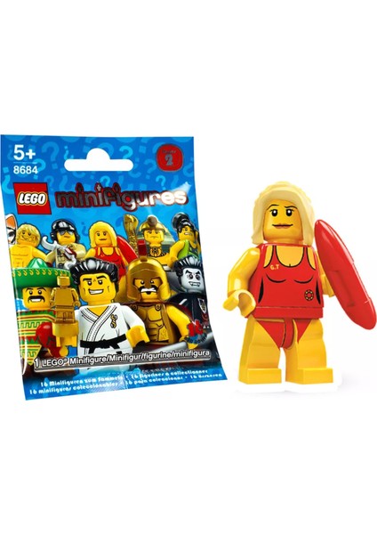8684 Minifigür Seri 2 - Lifeguard