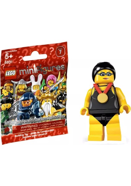 8831 Minifigür Seri 7 - Swimming Champion