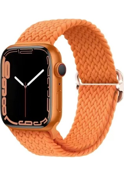 Apple Watch 3 4 5 6 7 8 Se Nike 38 40 41MM Uyumlu Kordon Örgü Tokalı Kordon