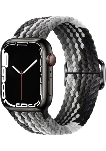 Apple Watch Gs Dt Pro T500 Ultra 3 4 5 6 7 8 Se 42 44 45 49 mm Uyumlu Kordon Örgü Tokalı Kordon