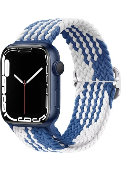 Apple Watch 3 4 5 6 7 8 Se Nike 38 40 41MM Uyumlu Kordon Örgü Tokalı Kordon