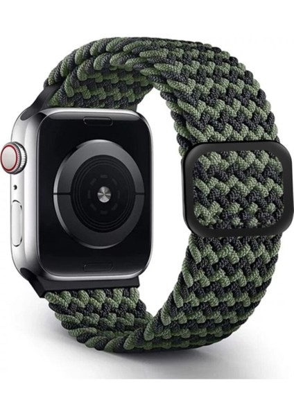 Apple Watch Gs Dt Pro T500 Ultra 3 4 5 6 7 8 Se 42 44 45 49 mm Uyumlu Kordon Örgü Tokalı Kordon