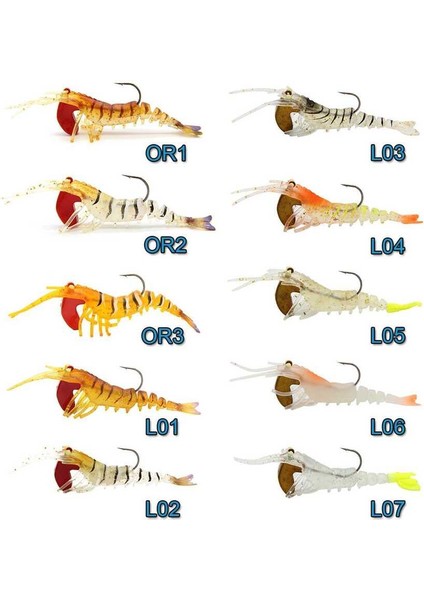 Manic Shrimp Karides 7 cm 12 gr Silikon Yem