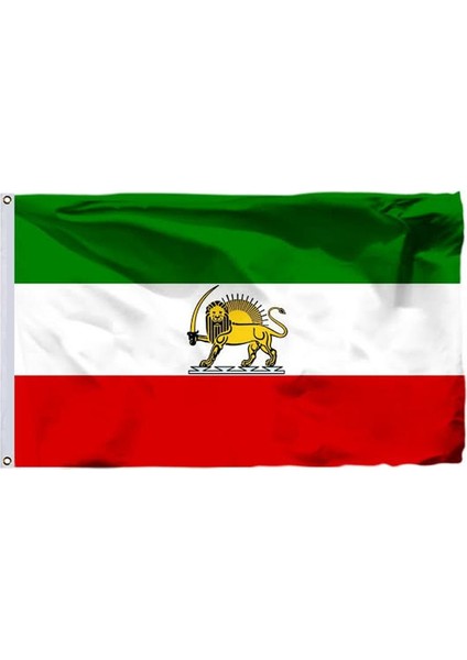 Aslan Güneş Iran Milli Gönder Bayrağı Raşel Kumaş Dijital Baskı