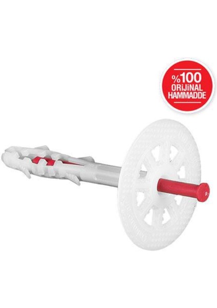 Dalmaçyalı Standart Dübel Plastik Çivili 9.5 cm 600 Adet