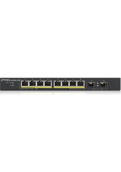 GS1900-10HP-EU0102F 8 Port 8X100/100/1000 + 2xsfp Web Yonetilebilir Poe Swıtch (77 Watt)