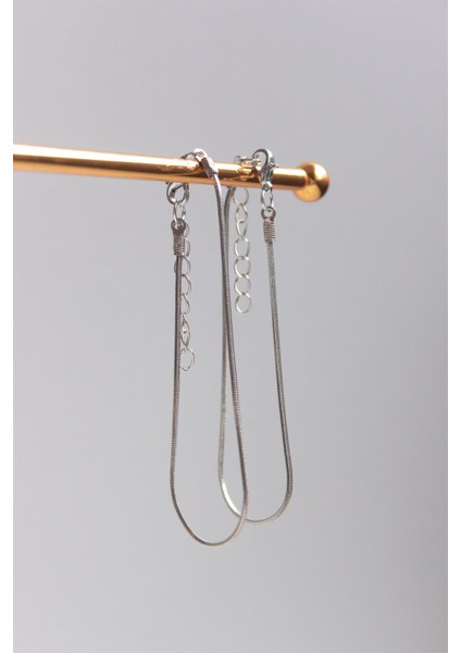 Çift Unisex Minimal Bileklikler (Gümüş-Gümüş)