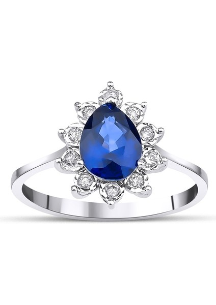 Safir Damla Yüzük