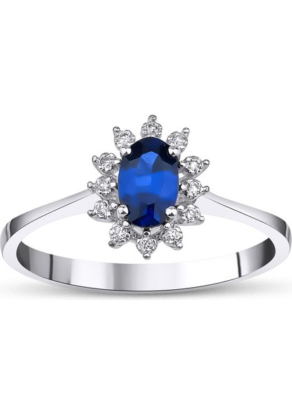 Safir Oval Yüzük