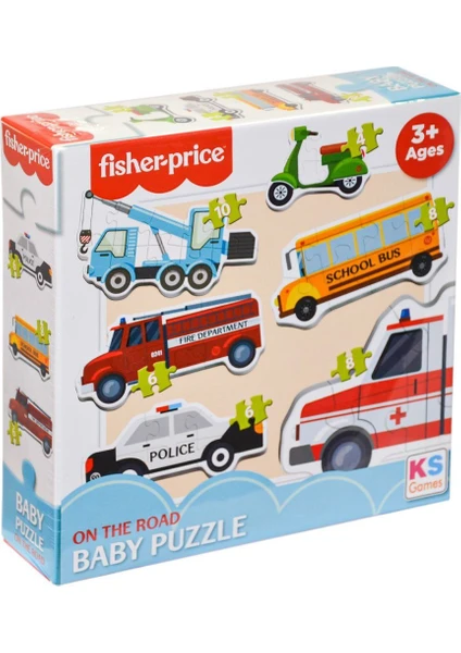 Fp 13414 Fisher Price Baby Puzzle On The Road -Kspuzzle