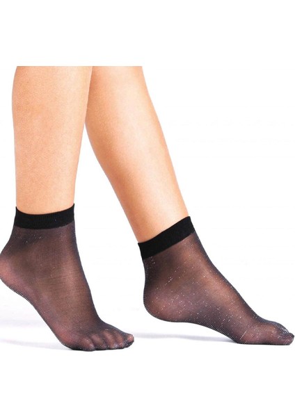 Sun Daymod Simli Orta Kalın Çocuk Soket Çorap