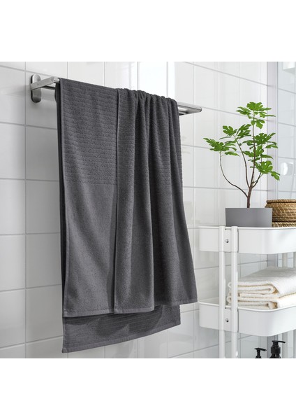 Banyo Havlusu, Koyu Gri, 100X150 Cm, Vagsjön modelleri