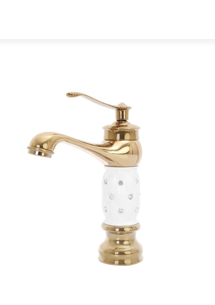 Fleko Gold Taşlı Lavabo Bataryası modelleri