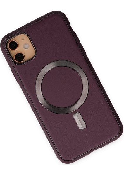 iPhone 11 Uyumlu Coco Deri Magneticsafe Silikon Telefon Kılıfı modelleri