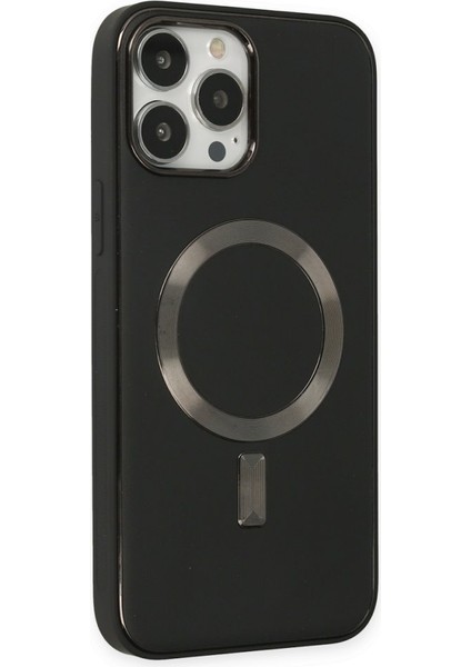 iPhone 13 Pro Uyumlu Coco Deri Magneticsafe Silikon Telefon Kılıfı fiyatları