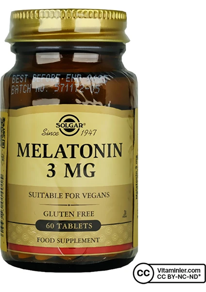 Melatonin - 3 Mg 60 Tablet