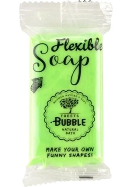 Bubble Flexible Yumuşak Sabun 50gr Yeşil