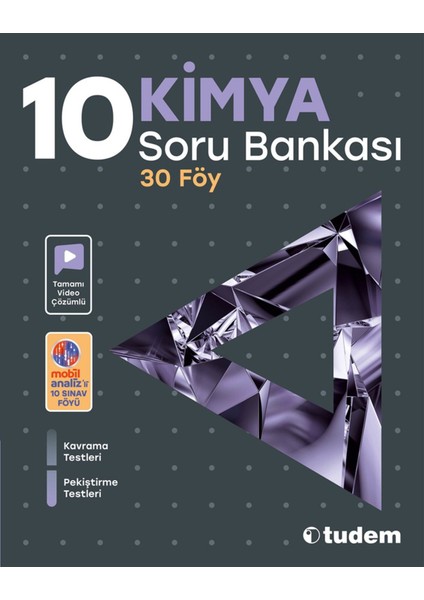 Tudem Yayınları 10. Sınıf Kimya Soru Bankası 30 Föy