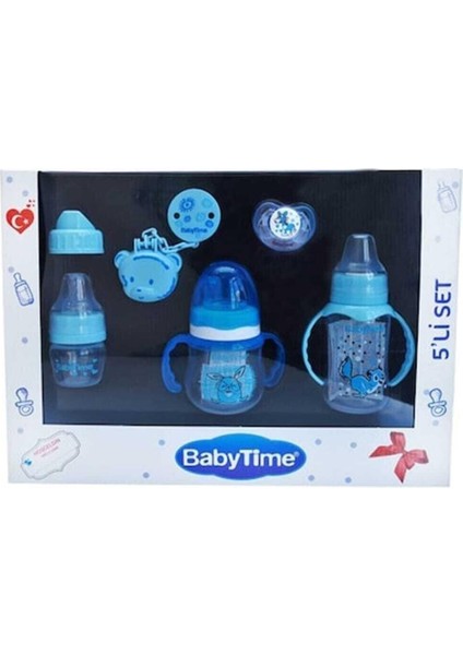 Babytime Mavi Hoşgeldin Seti 5'li.