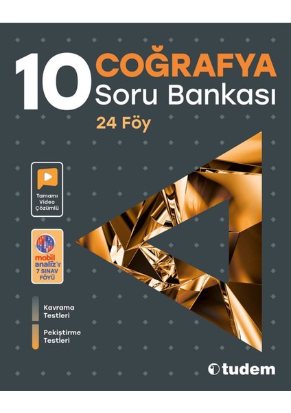 Tudem Yayınları 10. Sınıf Coğrafya Soru Bankası 24 Föy