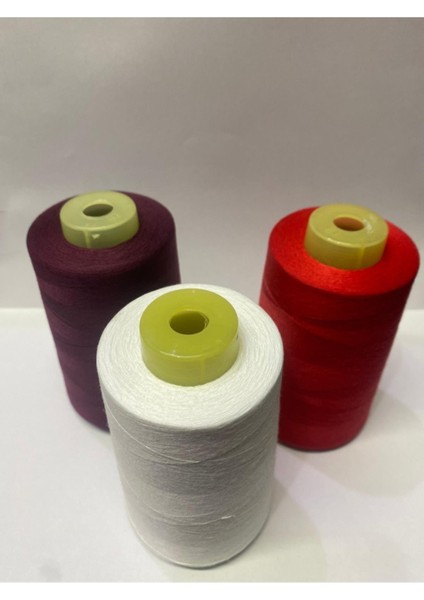 Mutlu Iplik 3 'lü Set Dikiş Ipliği 120 No 5000M Polyester