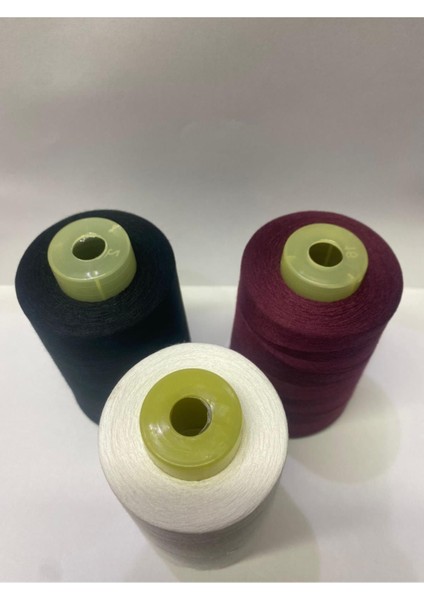 Mutlu Iplik 3 'lü Set Dikiş Ipliği 120 No 5000M Polyester