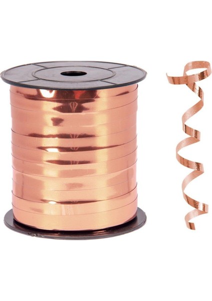Metalik Bakır Renk Rafya 8 mm x 200 M