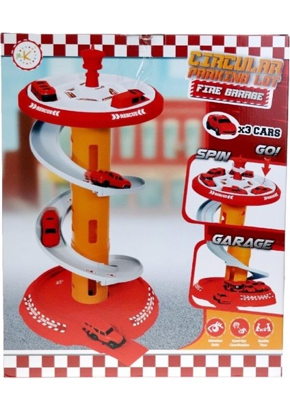 Toys 2061 Dönen Itfaiye Garaj Oyun Seti -Özka