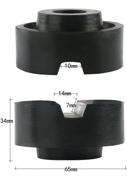 Kauçuk Takım Adaptörü Kayma Önleyici Yuvalı Çerçeve Ray Koruyucusu 65*34MM (Yurt Dışından) modelleri