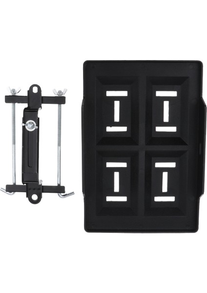 Universal Pickup Kamyon Tekneleri Rv Kamyon Römork Pil Tepsileri ve Kelepçe Tutucu - Tepsi 28CM Kelepçe 19CM (Yurt Dışından) indirimleri