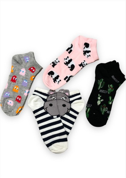 Kadın 4 Çift Kısa Patik Çorap Seti fiyatları